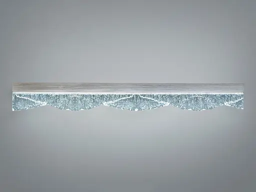 Настінний LED бра-планка Romin золото 16 Вт - фото 2