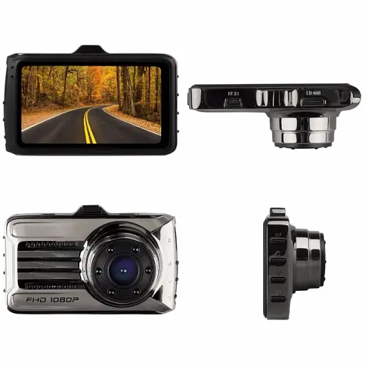 Автомобильный видеорегистратор DVR 666+ с расширенным функционалом для записи дороги Черный - фото 4