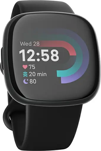 Смарт-годинник Fitbit Versa 4 Black/Graphite (FB523BKBK) - фото 2
