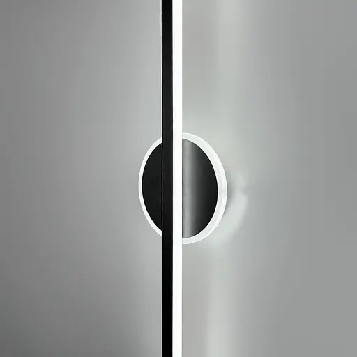 Видовжене світлодіодне чорне бра 80 см 4000K Арт. WB 32/800 BK Line F - фото 2