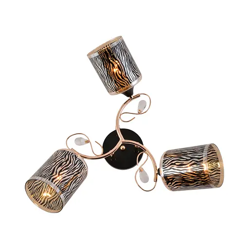 Люстра декоративна V XA1517/3 BK+FGD - фото 3