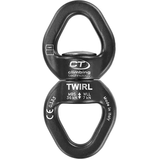 Вертлюг Climbing Technology Black Twirl Aluminium Swivel (1053-2D795XZXZCT0STD)