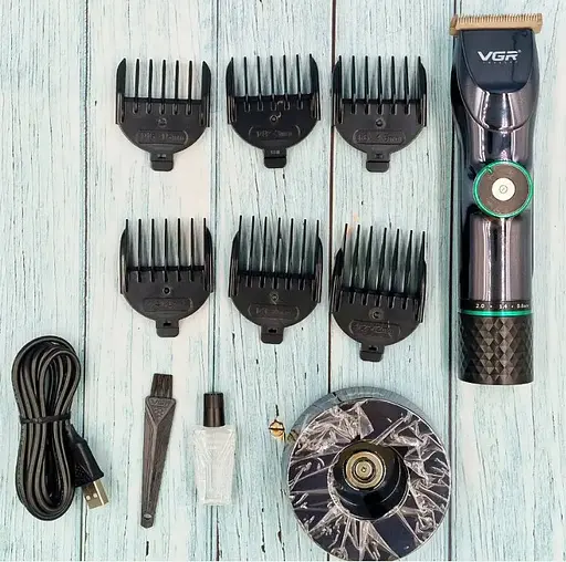 Профессиональная аккумуляторная машинка для стрижки волос VGR V-256 10 Вт - фото 3
