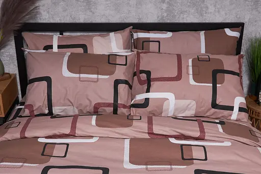 Комплект постільної білизни Moon&Star Бязь Gold Люкс Gina King Size 220x240 наволочки 2х50х70 - фото 3