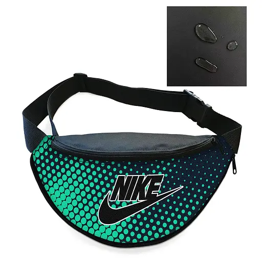 Сумка-бананка Nike мужская/женская спортивная 32×16 см с расширителем поясная сумка или сумка через плечо (3733)