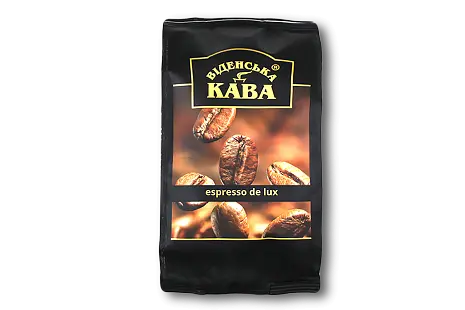 Кава в зернах "Віденська кава" Espresso de lux 500 г(ящик 10 шт) - фото 2