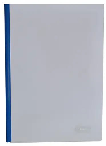 Папка-швидкозшивач 65листів/10 мм, з притискною планкою, 160/160 мкм BM.3371-99 BUROMAX (4823078912954) Синій - фото 1