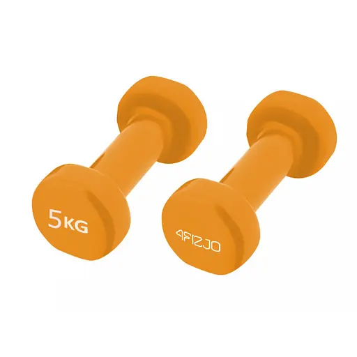 Гантели виниловые 4FIZJO 2 x 5 кг 4FJ0210 (P-5907739312808) - фото 4
