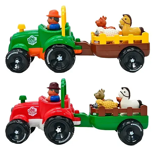 Трактор музичний WToys українська озвучка, світло, віршики, казки - фото 4