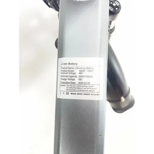Электровелосипед Robust X8 фетбайк 1200W 48V 24Ah серый - фото 6