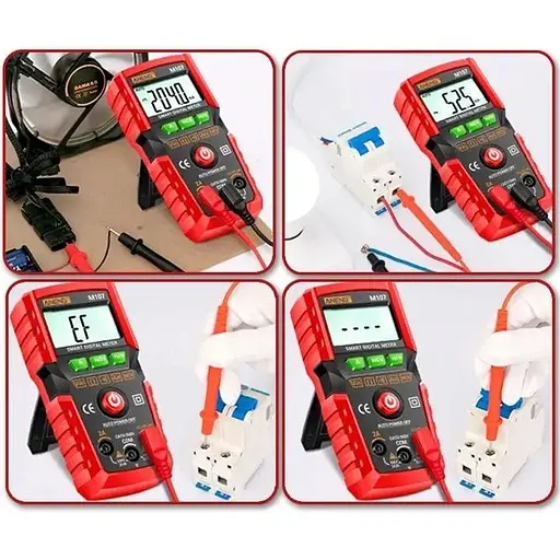 Мультиметр ANENG m107 измерения VARCT (напряжение сила тока сопротивления емкости) - фото 8