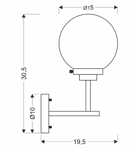 Бра Candellux 21-01283 Lens - фото 5