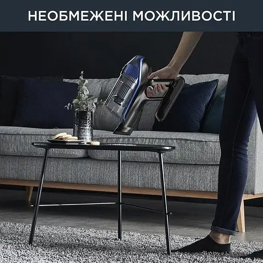 Пылесос Rowenta Xforce Flex 14.60 Aqua беспроводной черно-синий (RH99C0WO) - фото 8