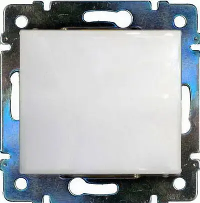 Выключатель Brille белый 10 А Cariva 773601