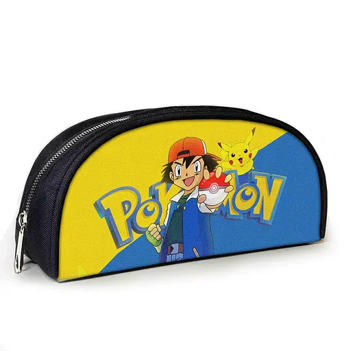 Пенал шкільний з принтом Покемон Пікачу 23х10х8 см з принтом для хлопчика (3834)