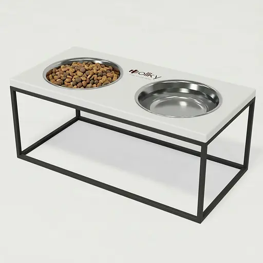 Hollky Base XL20 — миски на підставці для великих собак (2 × 1,8 л)