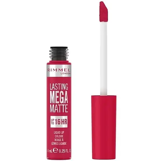 Рідка матова помада для губ Rimmel Lasting Mega Matte відтінок 910 Fuchsia Flush 7.4 мл - фото 1