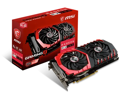 Відеокарта AMD Radeon RX 580 8GB MSI Gaming X (RX 580 GAMING X 8G) Б/В - фото 2