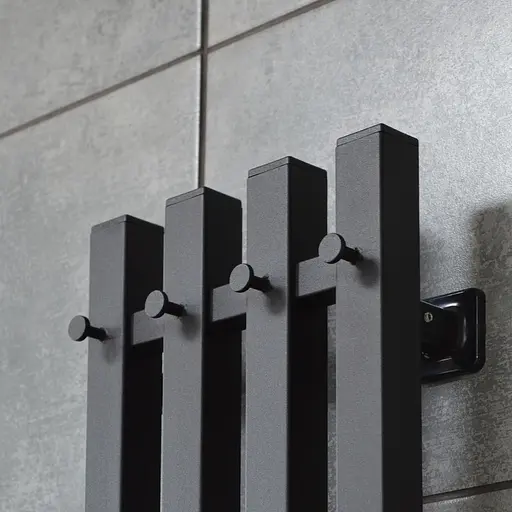 Электрический полотенцесушитель Navin Levante 210x1200 Sensor правая, черный муар 10-012033-4860, Черный матовый, Правое, Электронный - фото 7