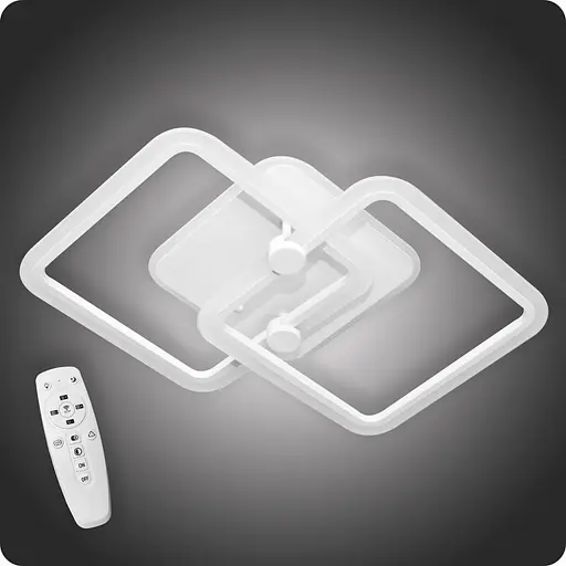 Люстра світлодіодна 517 Dlight 3color з пультом 55Вт Білий (01808) - фото 2