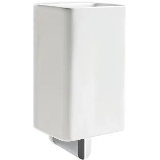 Склянка Stilhaus Living настінна LV1008 хром білий - фото 1