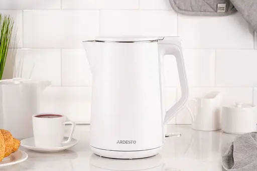 Ardesto Электрочайник EKL-X50 1.5 л 2200 Вт двойные стенки Strix контроль белый - фото 7