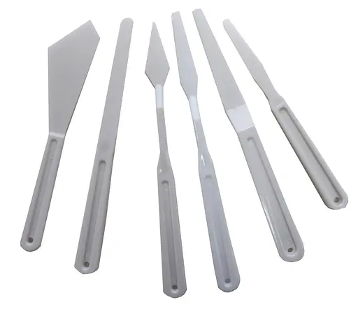 Набір пластикових мастихінів D.K.Art & Craft 6 шт. - фото 1