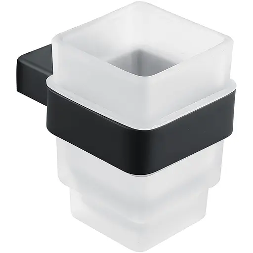 Стакан для зубных щеток ASIGNATURA Unique черный (85601802) - фото 1