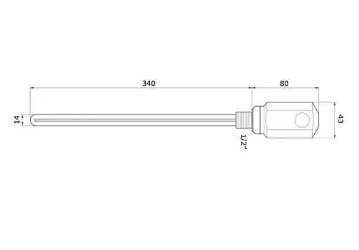ТЕН для рушникосушки Gwarant 600 Вт з терморегулятором Білий 30412 - фото 4