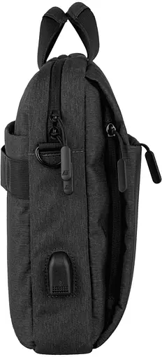 Сумка для ноутбука 16 дюймов 2E Melange 16 Black Graphite - фото 3