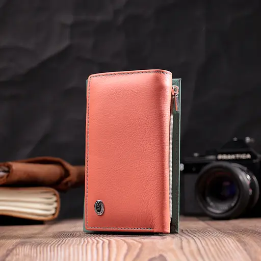 Кожаный женский кошелек ST Leather 14х9х2 см acs0028353 - фото 6