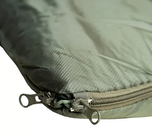 Спальный мешок Tramp Taiga 200 Оливковый (Правосторонний) - фото 7