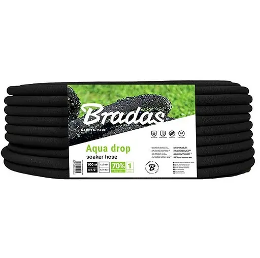 Сочащийся шланг Bradas AQUA-DROP 1/2" – 100 м WAD1/2100 - фото 1