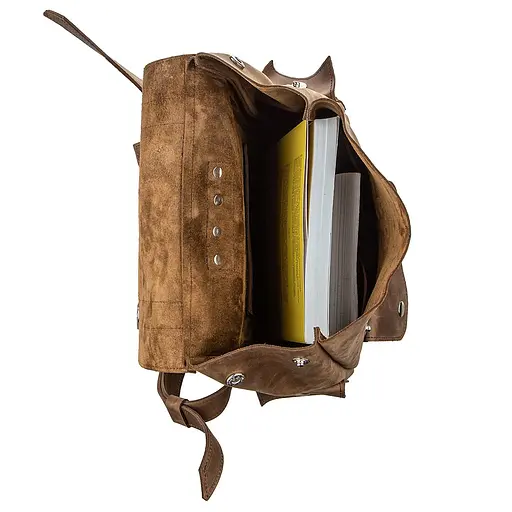Рюкзак кожаный SHVIGEL 26х33,5х6,5 см sum0012673 - фото 4