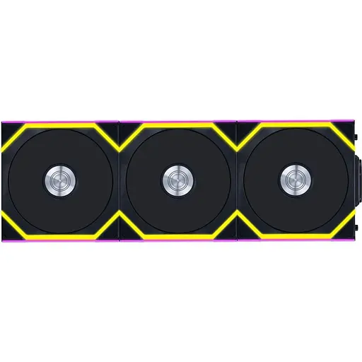 Комплект вентиляторів Lian Li Uni Fan SL WIRELESS 120-3 Black (G99.12SL1W3B.00) - фото 1
