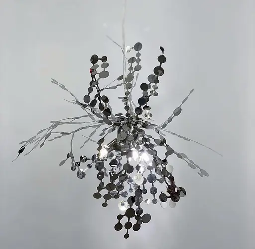 Підвісний світильник з гнучких дисків з металу Line.F M 219/1 CH - фото 4