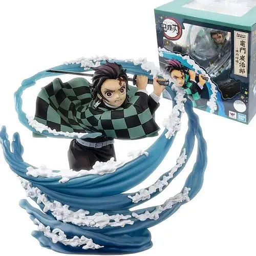 Фігурка Spirit Танджіро Клинок розсікає демонів Tanjiro Kamado Тримай меч на світанку 12 см DS TK 148 - фото 1