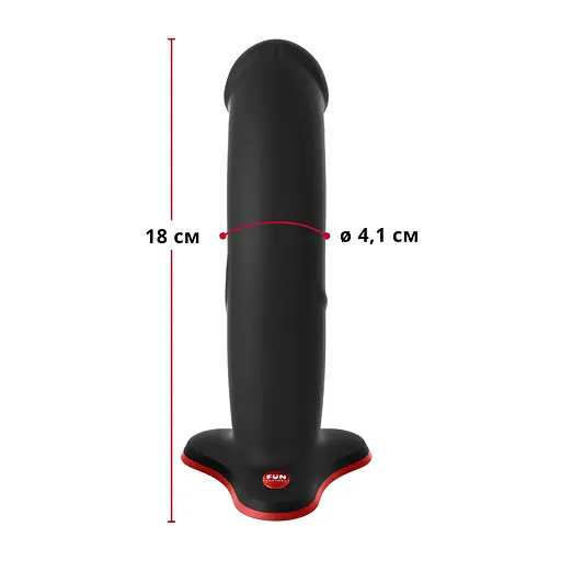 Фалоімітатор Fun Factory The Boss 18 см чорний - фото 5