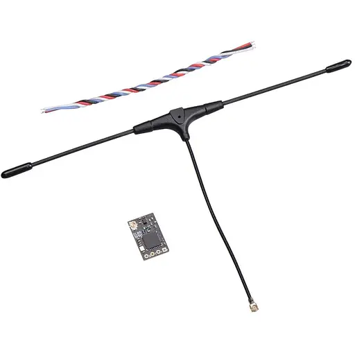 Приймач сигналу JHEMCU ExpressLRS 915RX з антеною 915 MHZ FPV Black (18775) - фото 1