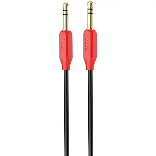 AUX кабель Hoco UPA11 Jack 3.5 to Jack 3.5 1 м чорний - фото 1