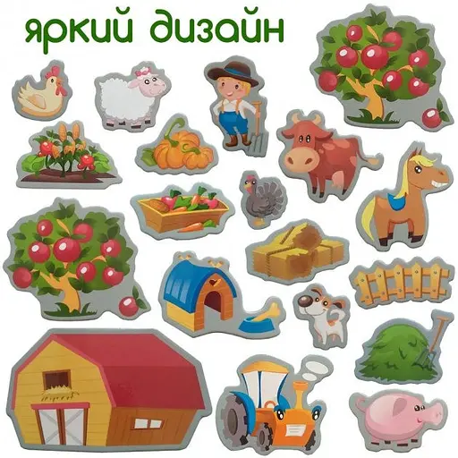 Набор магнитов Magdum "Веселая Ферма" ML4031-10 EN - фото 9