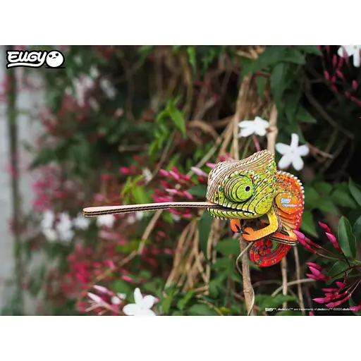 Пазл Eugy 3D Зоопарк Хамелеон (XEG-075) - фото 9