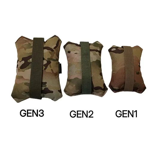 Подушка упор для стрільби GEN 3 Руно 190x140 мм Rear Bag для стабільності зброї - фото 13