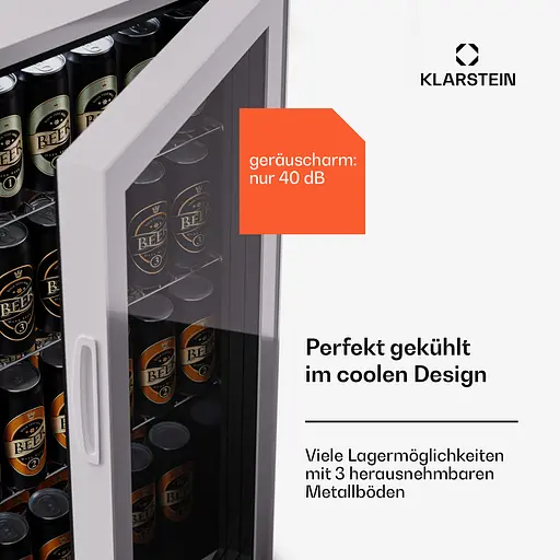 Холодильник для напоїв Klarstein Beersafe 74 Slim (10045533) - фото 4