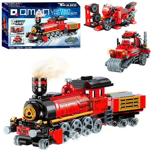 Дитячий конструктор 3 в 1 Qman 42101Q 305 деталей - фото 2