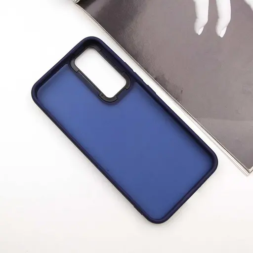 Чохол Epik TPU+PC Lyon Frosted для Samsung Galaxy A55 Navy Blue - фото 3