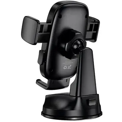 Автодержатель Borofone BH132 Follower one-button car holdercenter console черный - фото 1