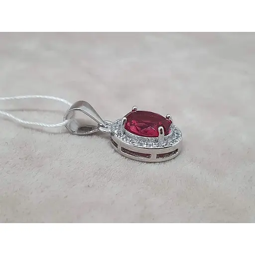 Серебряная подвеска TOP Silver с фианитами. 9540114К - фото 2