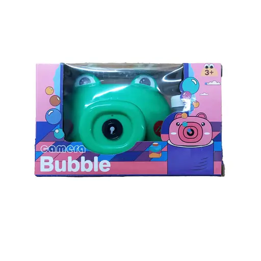 Фотоапарат з мильними бульбашками 168, підсвічування, музика, на батарейках, в коробці (6981573190098) Вид 4 - фото 1