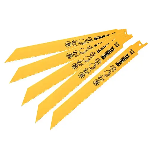 Пильное полотно DeWalt для древесины L 76 мм расстояние между зубьями 1.4 мм для лобзиковых пил 5 шт. (DT2387) - фото 4